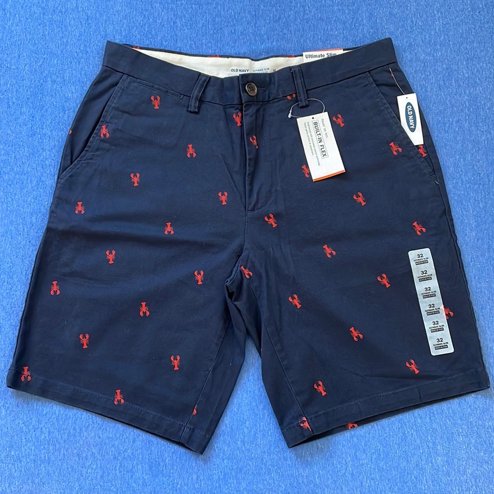 Old Navy Blue Lobster Shorts